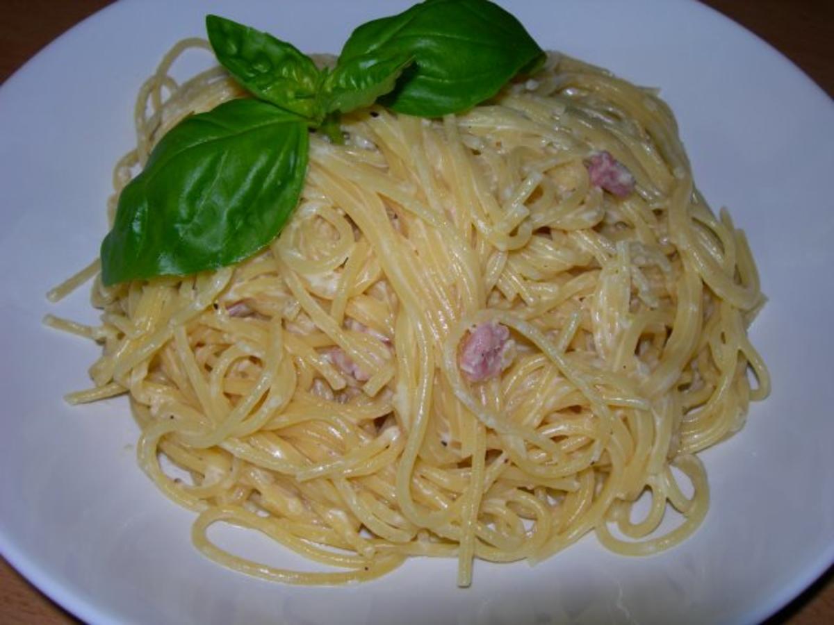 Spaghetti carbonara rezept italienisch